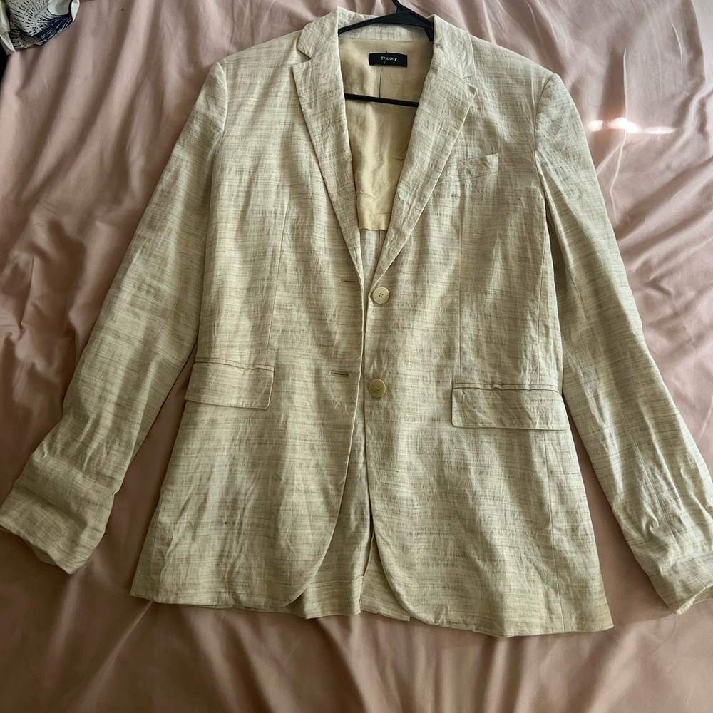 Cream Blazer by Express